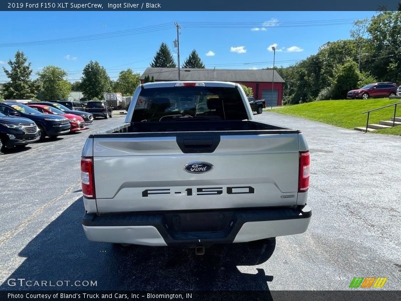 Ingot Silver / Black 2019 Ford F150 XLT SuperCrew