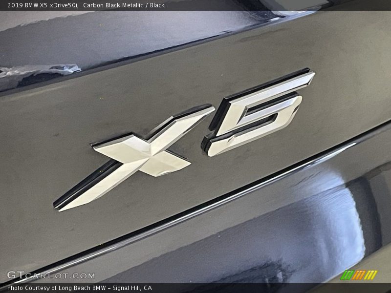 Carbon Black Metallic / Black 2019 BMW X5 xDrive50i
