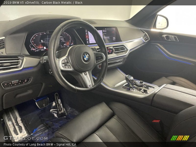 Carbon Black Metallic / Black 2019 BMW X5 xDrive50i