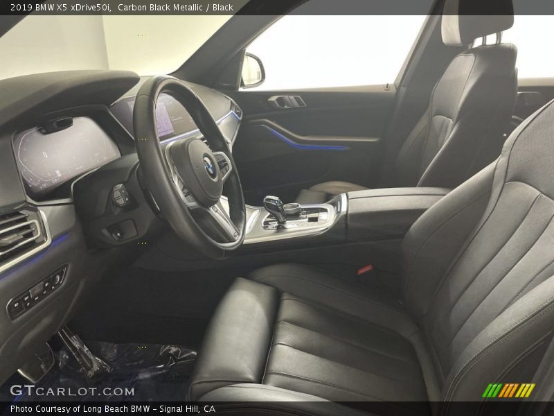 Carbon Black Metallic / Black 2019 BMW X5 xDrive50i