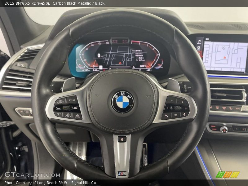 Carbon Black Metallic / Black 2019 BMW X5 xDrive50i