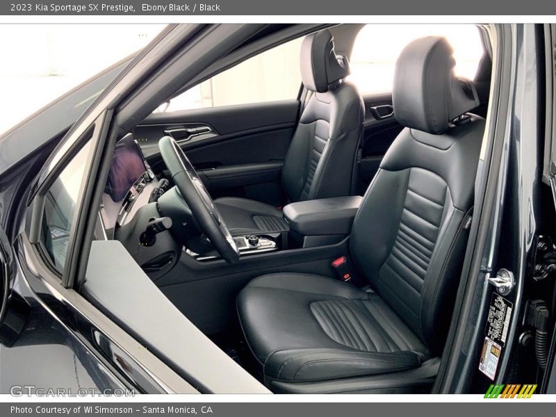 Front Seat of 2023 Sportage SX Prestige