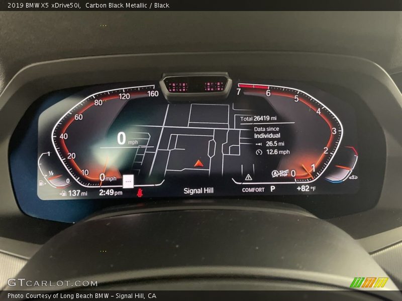 Carbon Black Metallic / Black 2019 BMW X5 xDrive50i