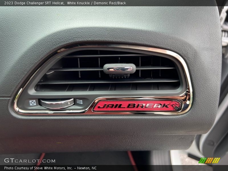 White Knuckle / Demonic Red/Black 2023 Dodge Challenger SRT Hellcat