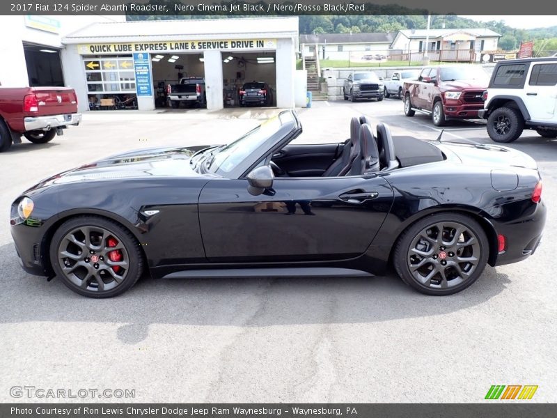  2017 124 Spider Abarth Roadster Nero Cinema Jet Black