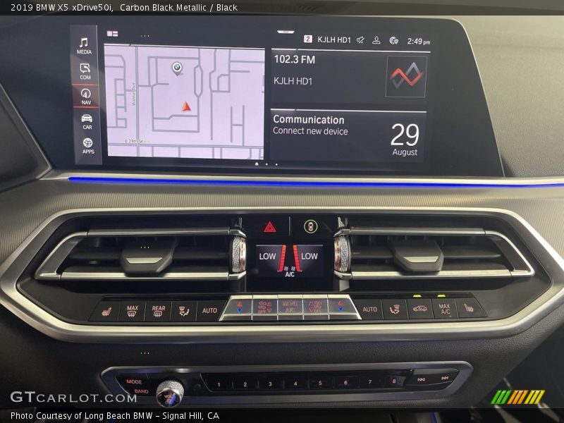 Carbon Black Metallic / Black 2019 BMW X5 xDrive50i