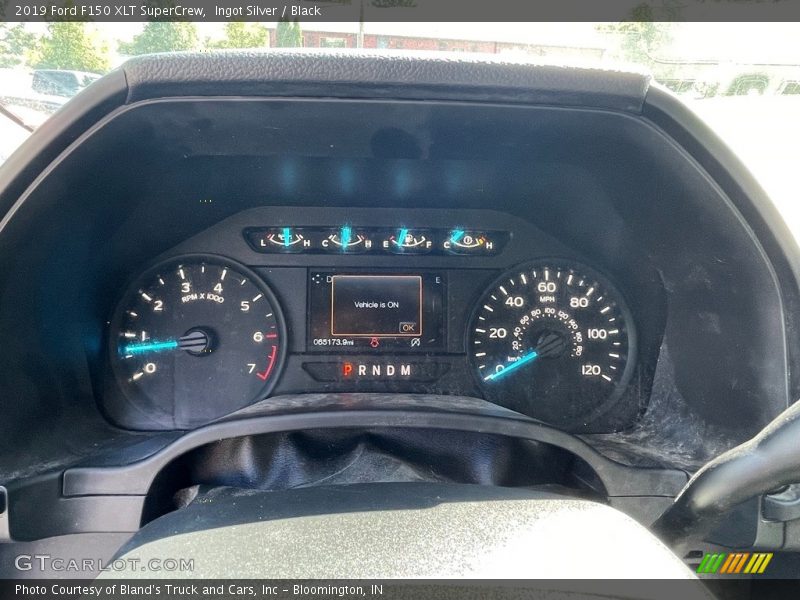 Ingot Silver / Black 2019 Ford F150 XLT SuperCrew
