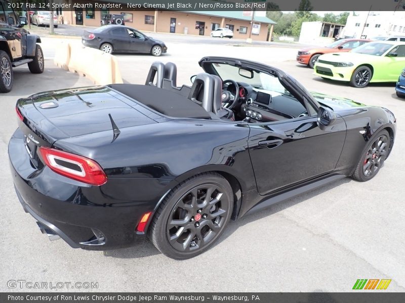 Nero Cinema Jet Black / Nero/Rosso Black/Red 2017 Fiat 124 Spider Abarth Roadster