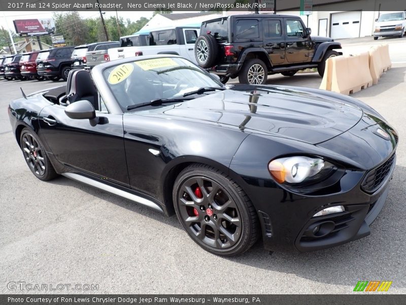 Front 3/4 View of 2017 124 Spider Abarth Roadster