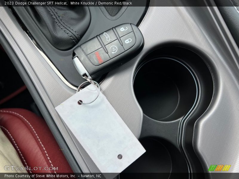 White Knuckle / Demonic Red/Black 2023 Dodge Challenger SRT Hellcat