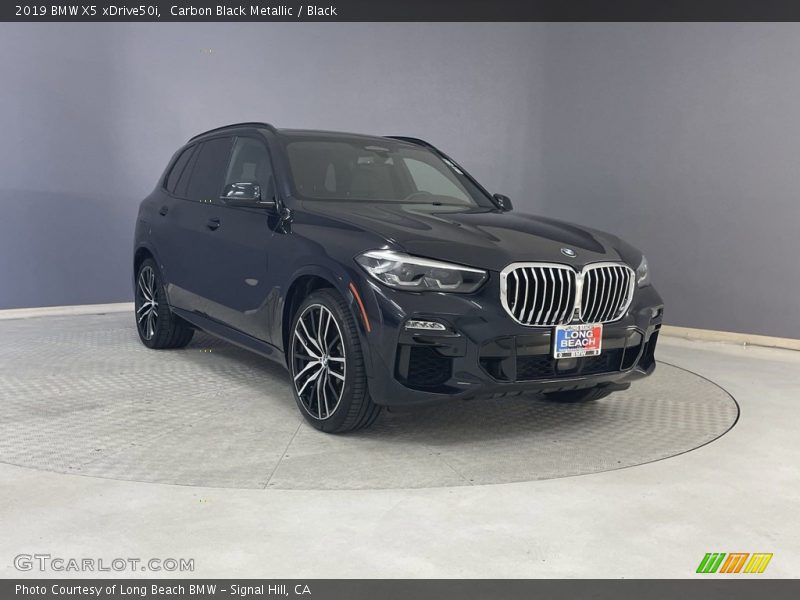 Carbon Black Metallic / Black 2019 BMW X5 xDrive50i