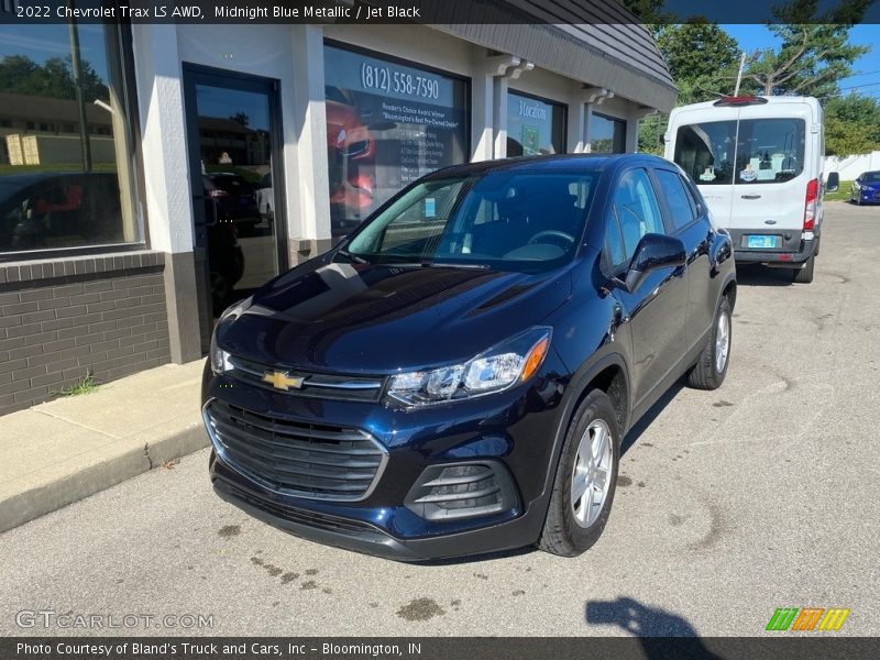 Midnight Blue Metallic / Jet Black 2022 Chevrolet Trax LS AWD