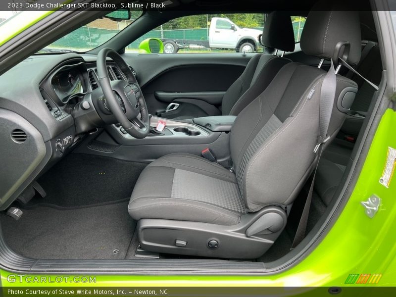  2023 Challenger SXT Blacktop Black Interior