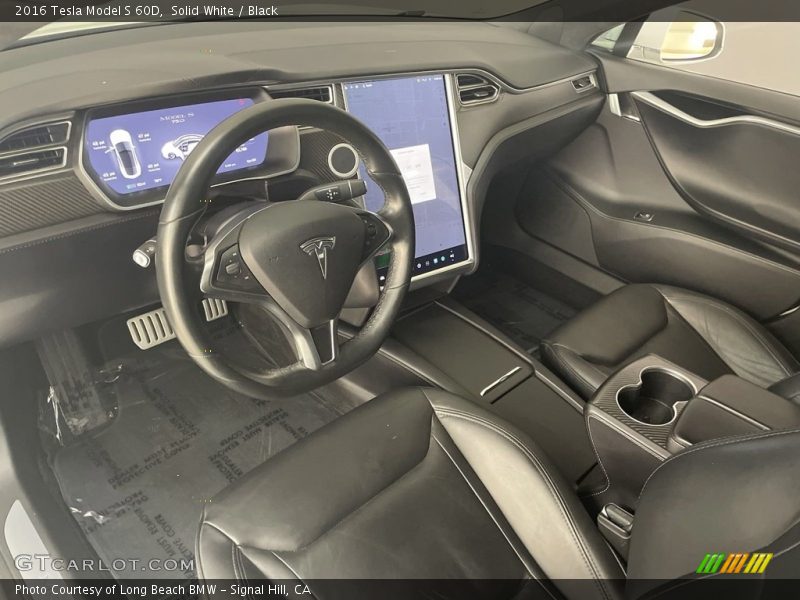  2016 Model S 60D Black Interior
