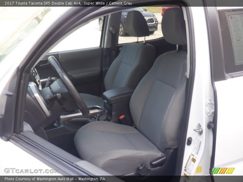  2017 Tacoma SR5 Double Cab 4x4 Cement Gray Interior