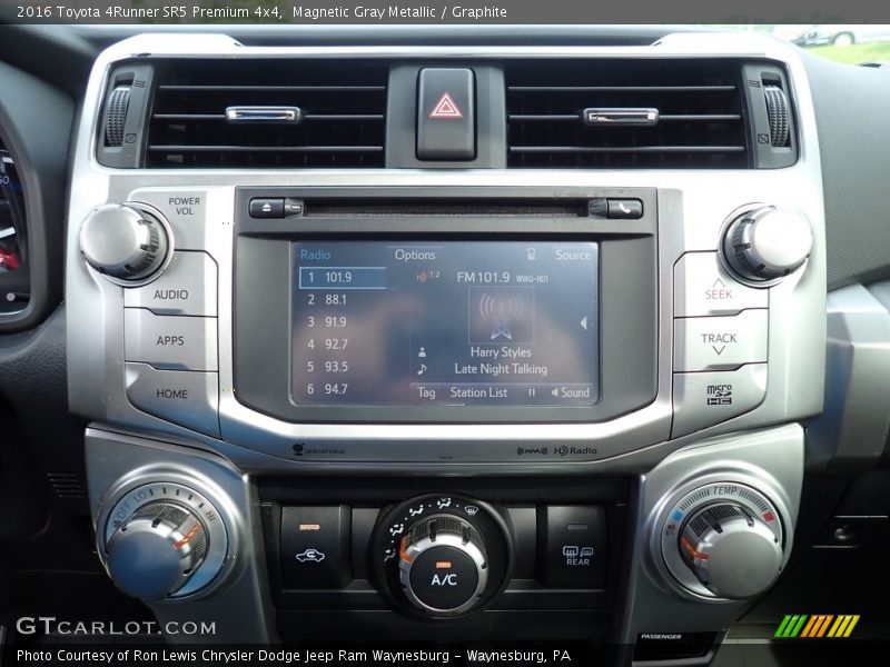 Magnetic Gray Metallic / Graphite 2016 Toyota 4Runner SR5 Premium 4x4