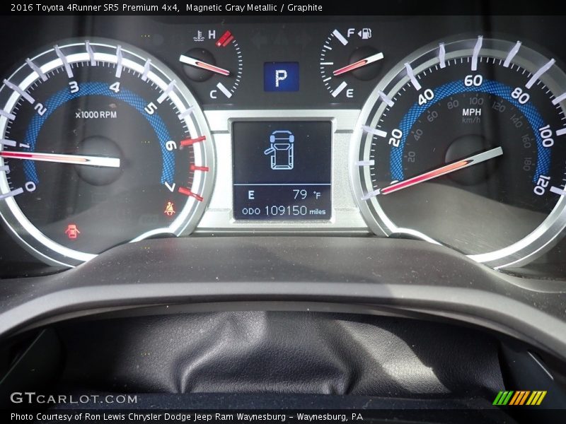 Magnetic Gray Metallic / Graphite 2016 Toyota 4Runner SR5 Premium 4x4