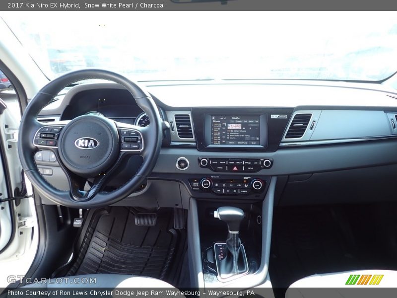 Snow White Pearl / Charcoal 2017 Kia Niro EX Hybrid