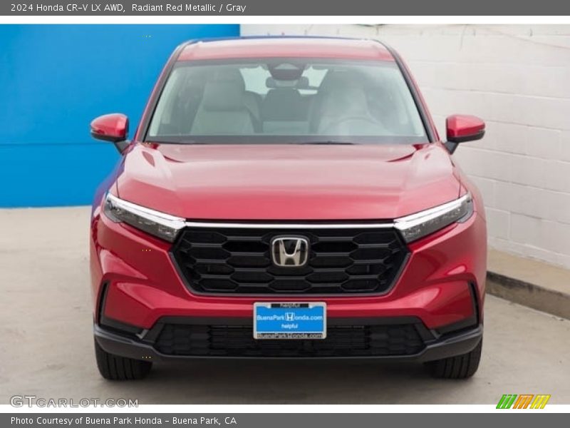 Radiant Red Metallic / Gray 2024 Honda CR-V LX AWD