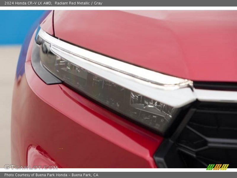 Radiant Red Metallic / Gray 2024 Honda CR-V LX AWD