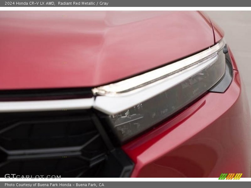 Radiant Red Metallic / Gray 2024 Honda CR-V LX AWD