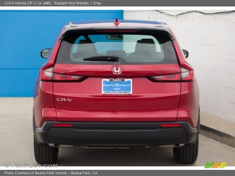 Radiant Red Metallic / Gray 2024 Honda CR-V LX AWD