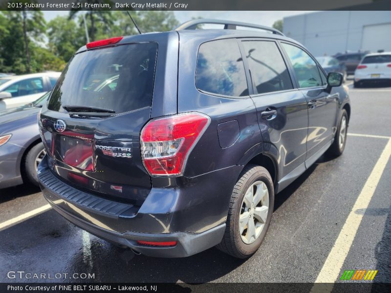 Dark Gray Metallic / Gray 2015 Subaru Forester 2.5i Premium
