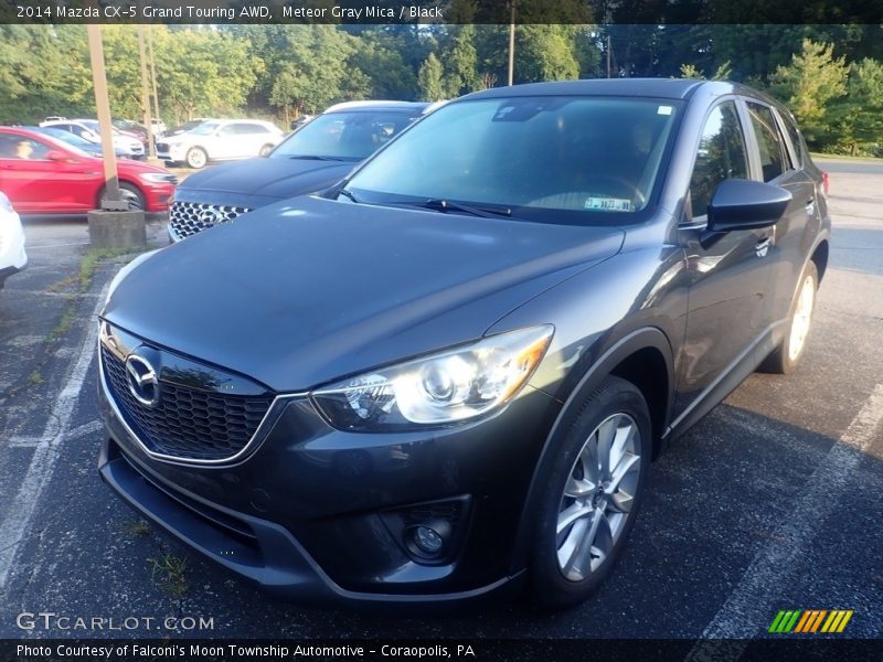 Meteor Gray Mica / Black 2014 Mazda CX-5 Grand Touring AWD