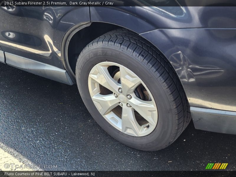 Dark Gray Metallic / Gray 2015 Subaru Forester 2.5i Premium