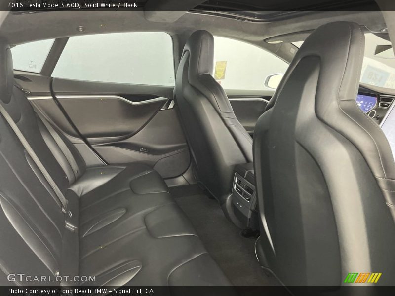 Rear Seat of 2016 Model S 60D