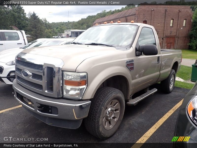  2008 F350 Super Duty XLT Regular Cab 4x4 Pueblo Gold Metallic