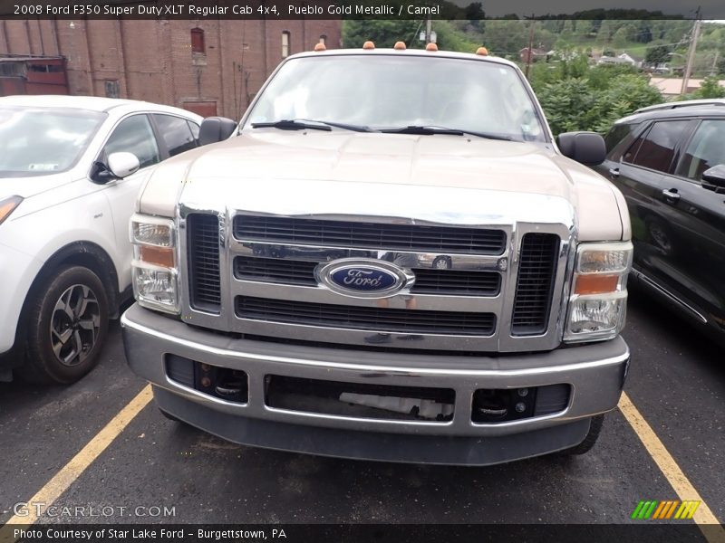 Pueblo Gold Metallic / Camel 2008 Ford F350 Super Duty XLT Regular Cab 4x4
