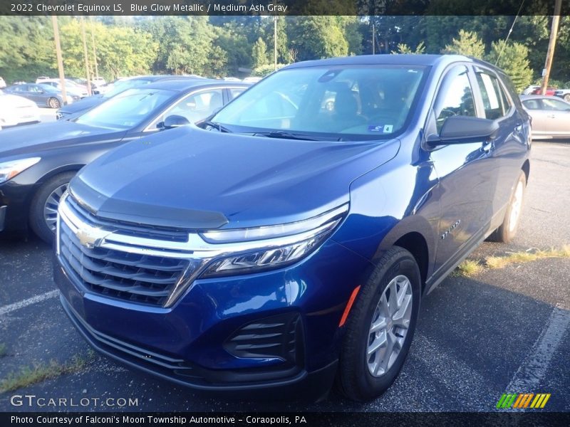 Blue Glow Metallic / Medium Ash Gray 2022 Chevrolet Equinox LS