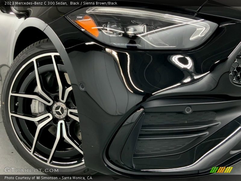 Black / Sienna Brown/Black 2023 Mercedes-Benz C 300 Sedan
