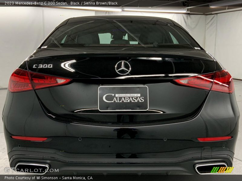 Black / Sienna Brown/Black 2023 Mercedes-Benz C 300 Sedan