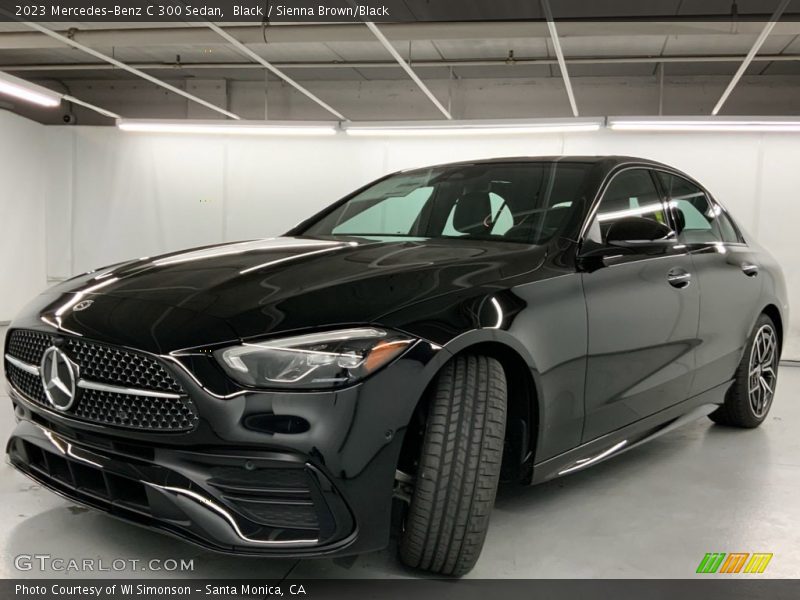 Black / Sienna Brown/Black 2023 Mercedes-Benz C 300 Sedan