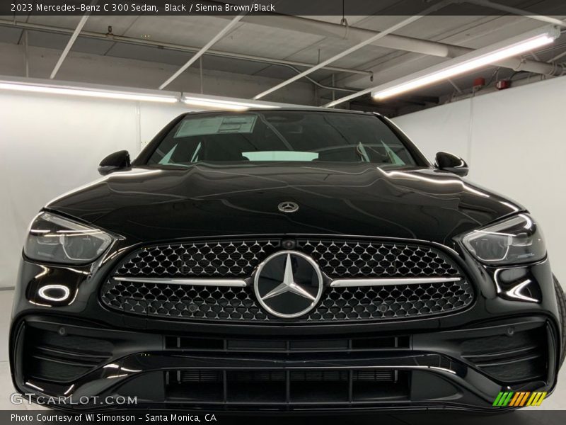 Black / Sienna Brown/Black 2023 Mercedes-Benz C 300 Sedan