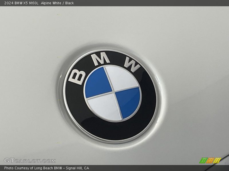 Alpine White / Black 2024 BMW X5 M60i