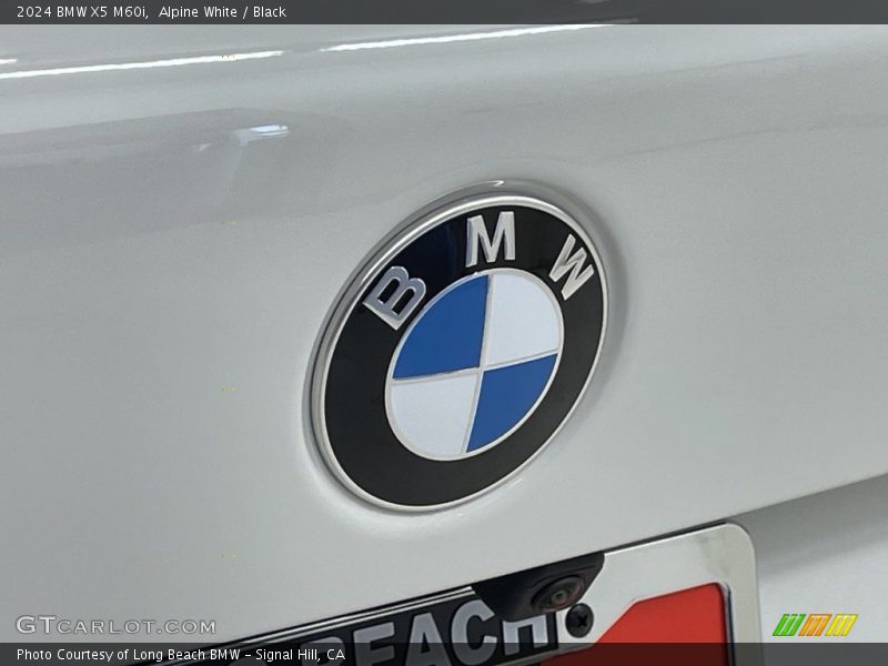 Alpine White / Black 2024 BMW X5 M60i
