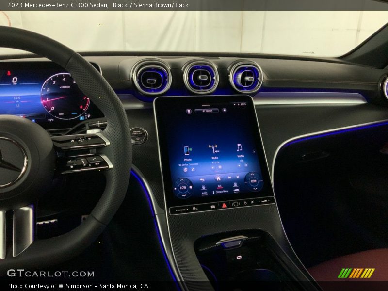 Black / Sienna Brown/Black 2023 Mercedes-Benz C 300 Sedan