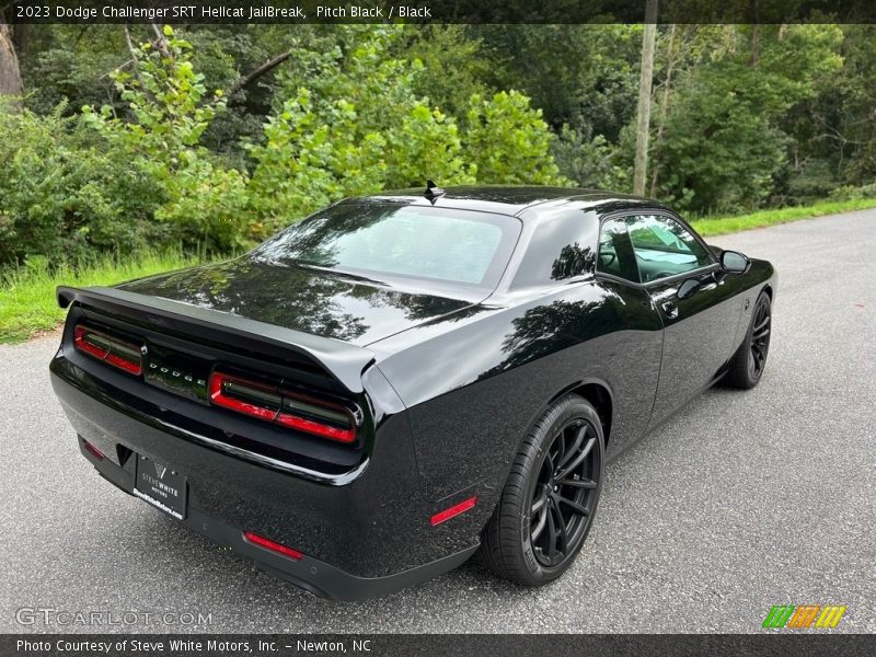 Pitch Black / Black 2023 Dodge Challenger SRT Hellcat JailBreak