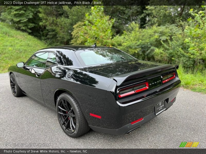 Pitch Black / Black 2023 Dodge Challenger SRT Hellcat JailBreak