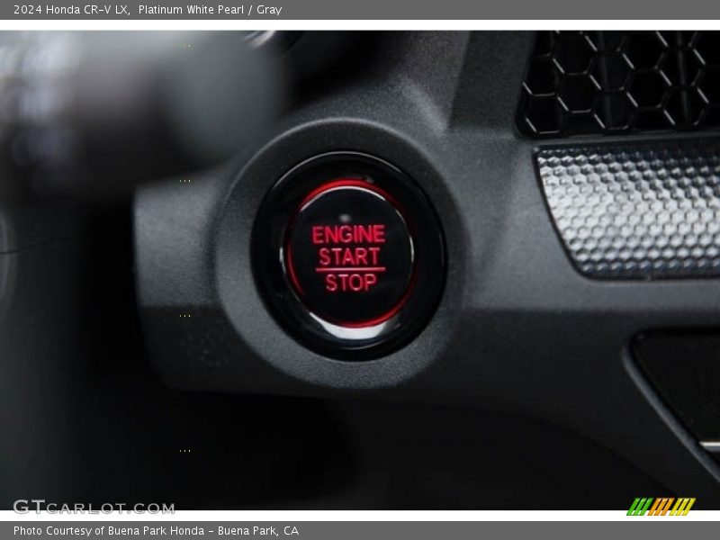 Platinum White Pearl / Gray 2024 Honda CR-V LX