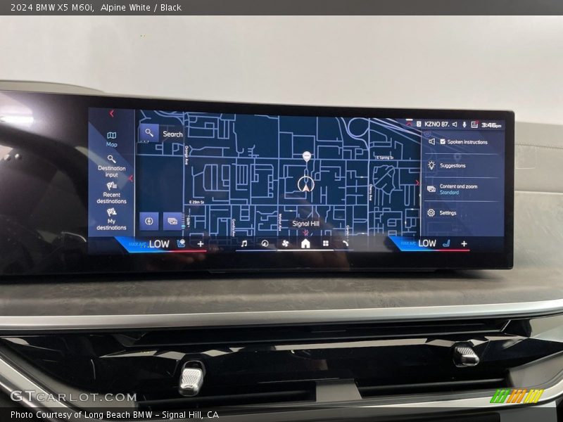 Navigation of 2024 X5 M60i