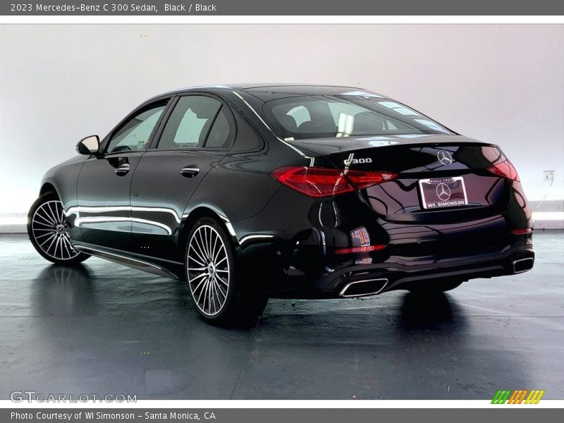 Black / Black 2023 Mercedes-Benz C 300 Sedan