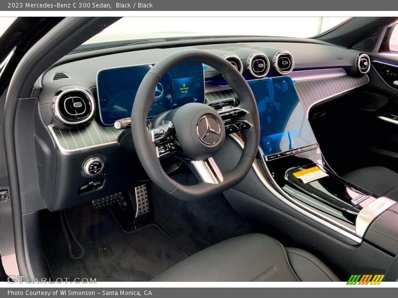Black / Black 2023 Mercedes-Benz C 300 Sedan