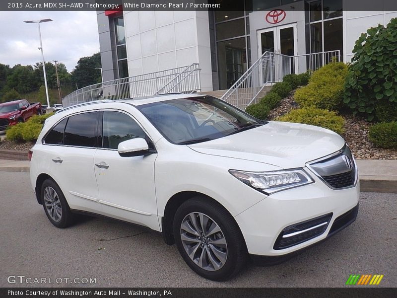 Front 3/4 View of 2015 MDX SH-AWD Technology