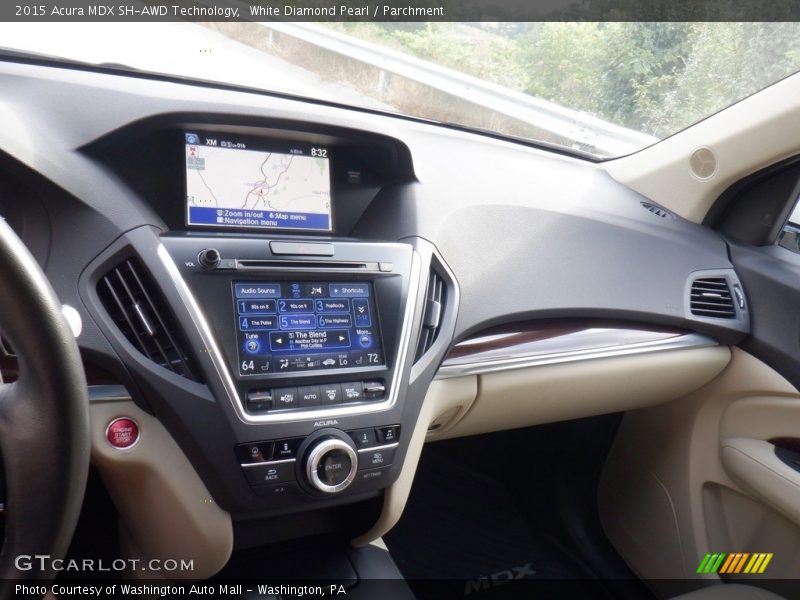 Dashboard of 2015 MDX SH-AWD Technology
