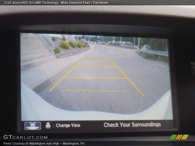 White Diamond Pearl / Parchment 2015 Acura MDX SH-AWD Technology