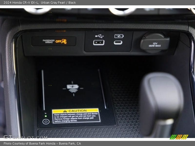 Urban Gray Pearl / Black 2024 Honda CR-V EX-L